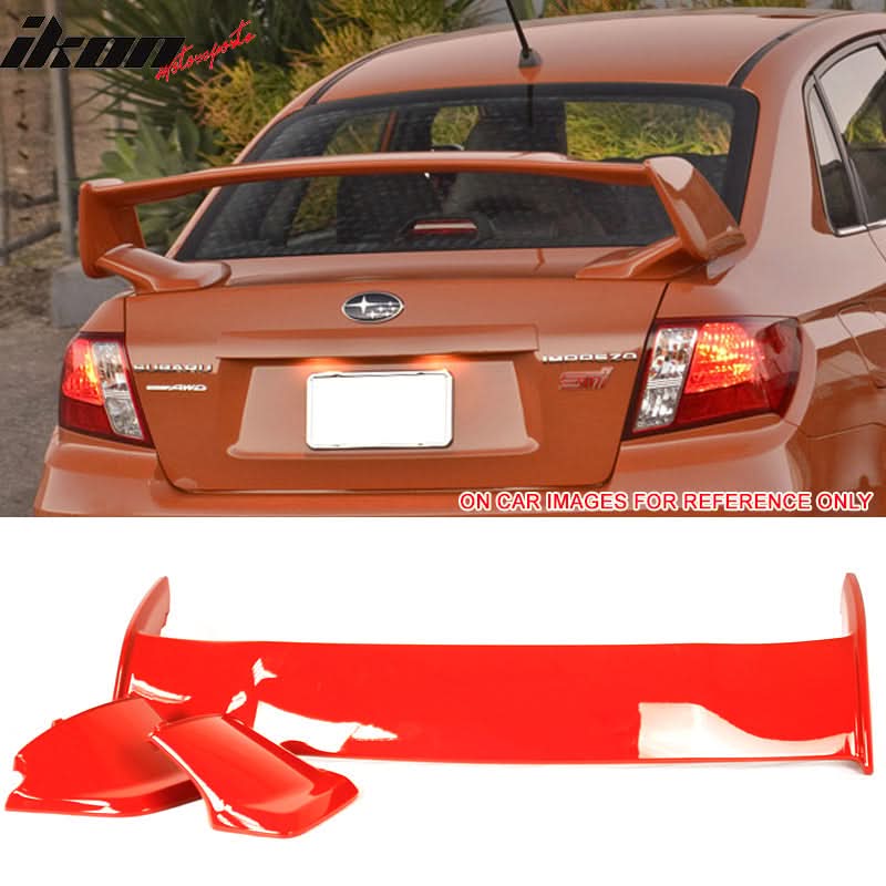2008-2014 Subaru WRX 08-11 Impreza STI STI Style Trunk Spoiler ABS