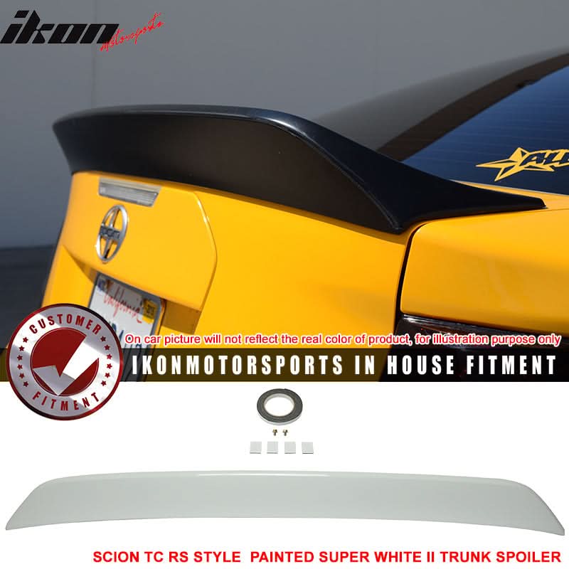 2011-2016 Scion TC RS Style Painted ABS Rear Trunk Spoiler Wing