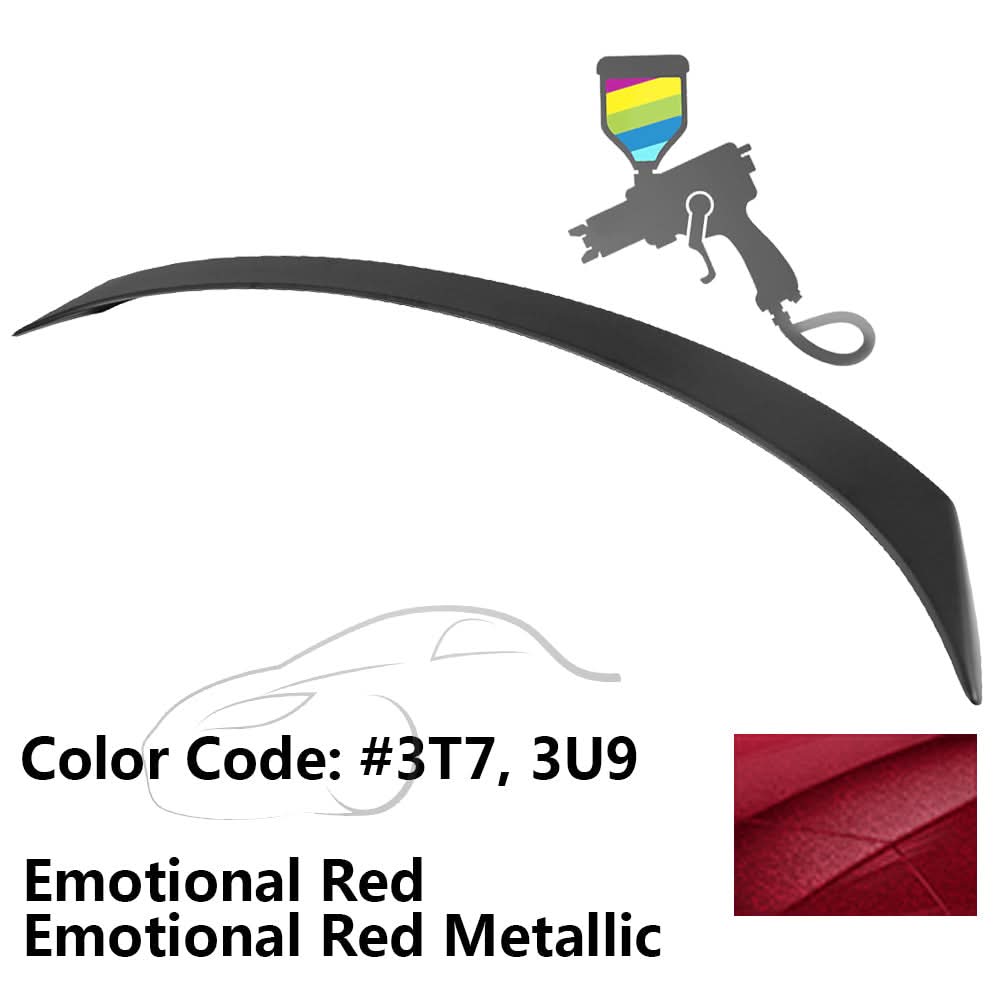 2018-2023 Toyota Camry Flush Mount painted Rear Trunk Wing Spoiler