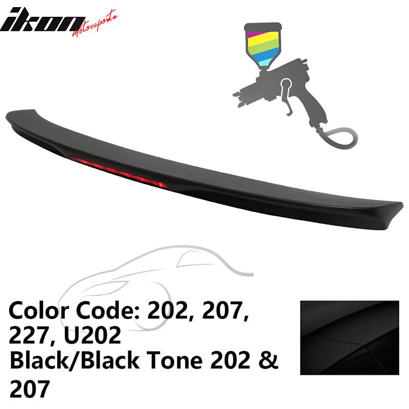 2014-2019 Toyota Corolla OEM Style Trunk Spoiler ABS Painted