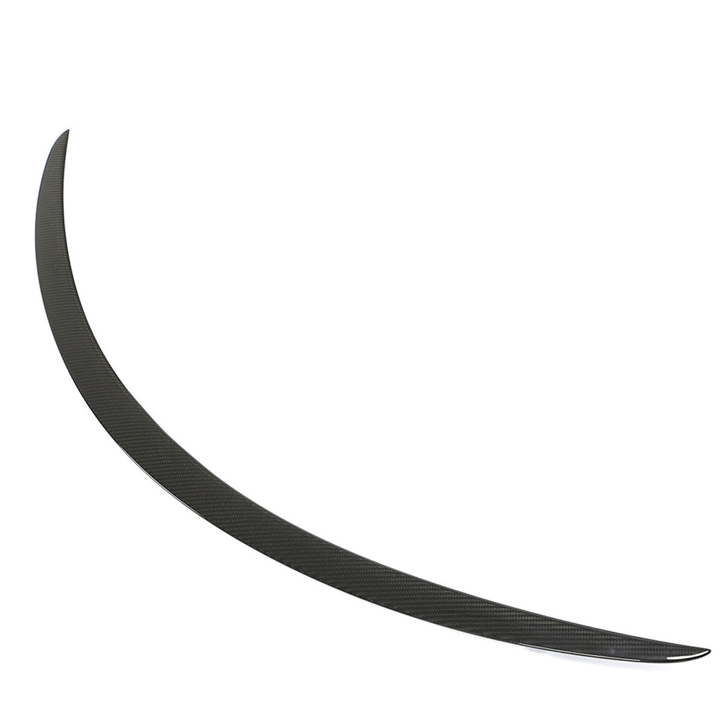 2012-2023 Tesla Model S Gloss Black Rear Spoiler Wing Dry Carbon Fiber