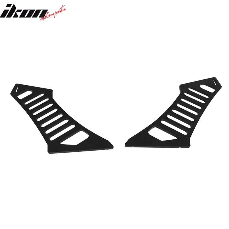 Universal Rear Trunk Spoiler Wing Legs Bracket Stand Mount Side Plate