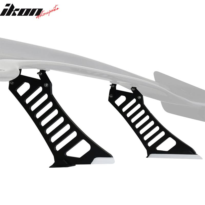 Universal Rear Trunk Spoiler Wing Legs Bracket Stand Mount Side Plate