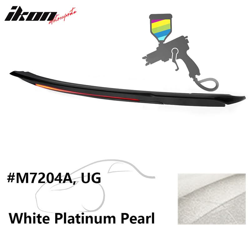 2015-2023 Ford Mustang Coupe Convertible Long LED Trunk Spoiler ABS