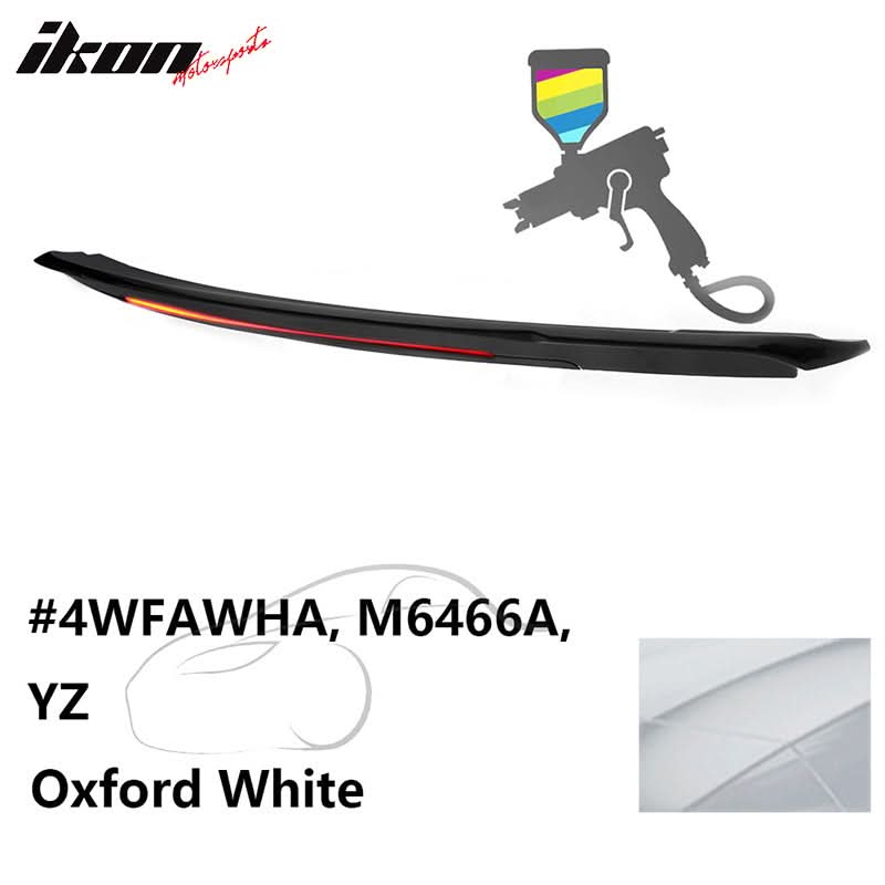 2015-2023 Ford Mustang Coupe Convertible Long LED Trunk Spoiler ABS