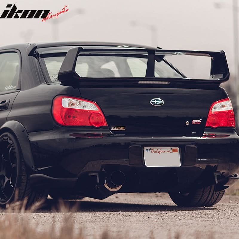 2002-2007 Subaru Impreza WRX STI Trunk Spoiler Stabilizer Painted