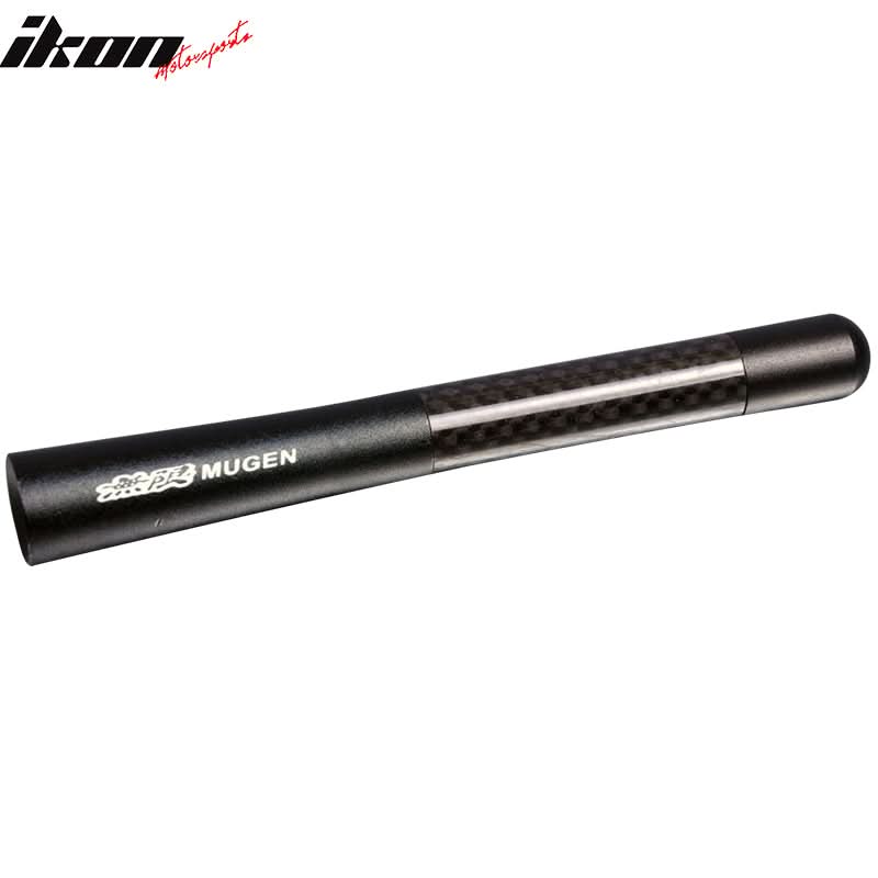 Universal Honda Mugen Short 4.7 Inch Antenna Carbon Fiber