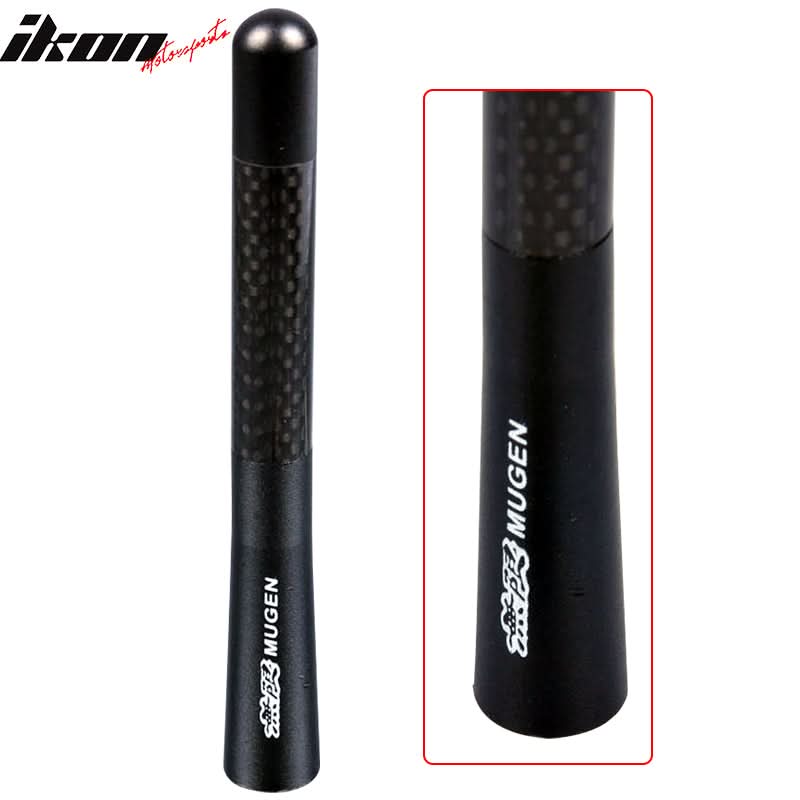 Universal Honda Mugen Short 4.7 Inch Antenna Carbon Fiber