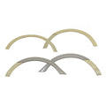 2006-2011 Honda Civic RR Style Unpainted Front Rear Fender Flares ABS