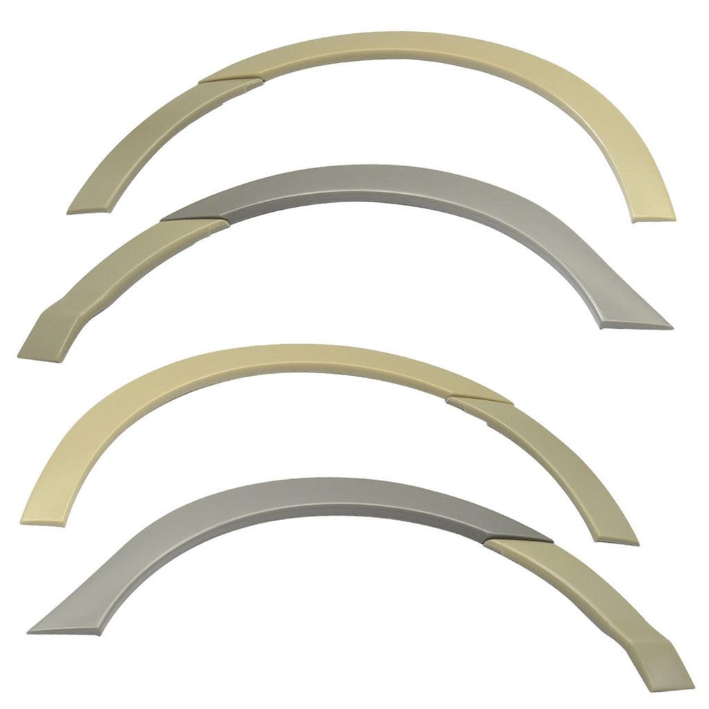 2006-2011 Honda Civic RR Style Unpainted Front Rear Fender Flares ABS
