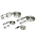 Universal Stainless Steel Braided Hose Set - Silver