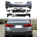 2017-2020 BMW G30 5 Series Sedan 4DR M-Tech Style Rear Bumper Cover