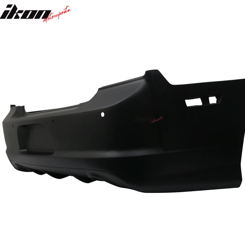 2011-2014 Dodge Charger Unpainted Black Rear Bumper Conversion PP