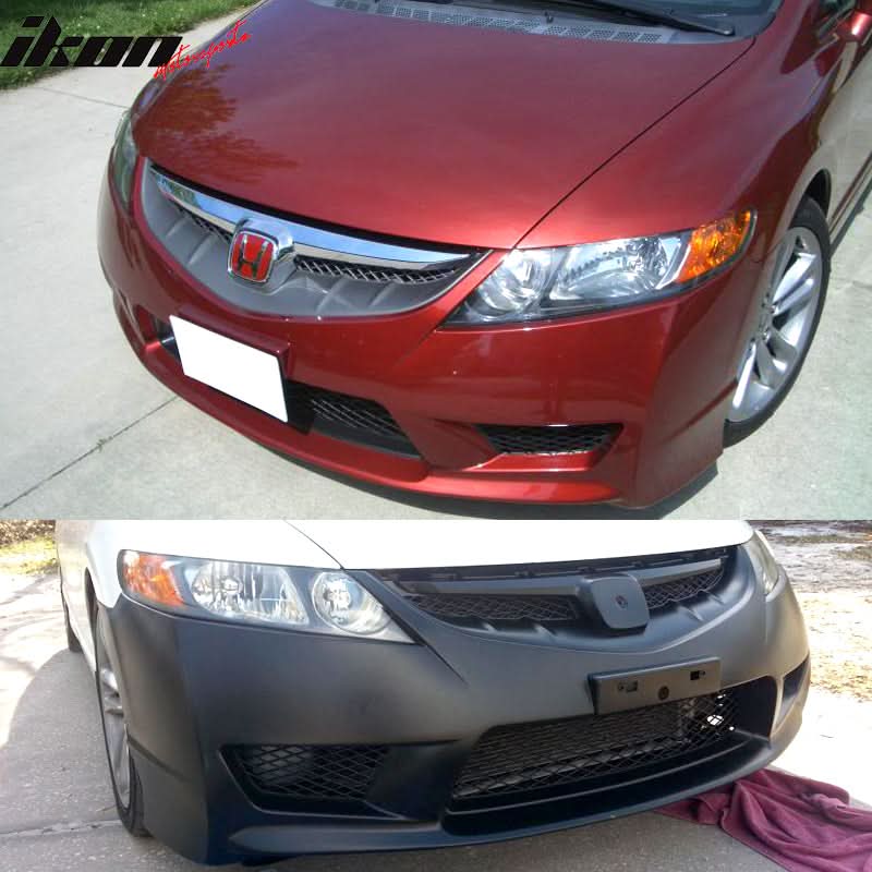 2006-2011 Honda Civic Type R Unpainted Front Bumper Cover PP
