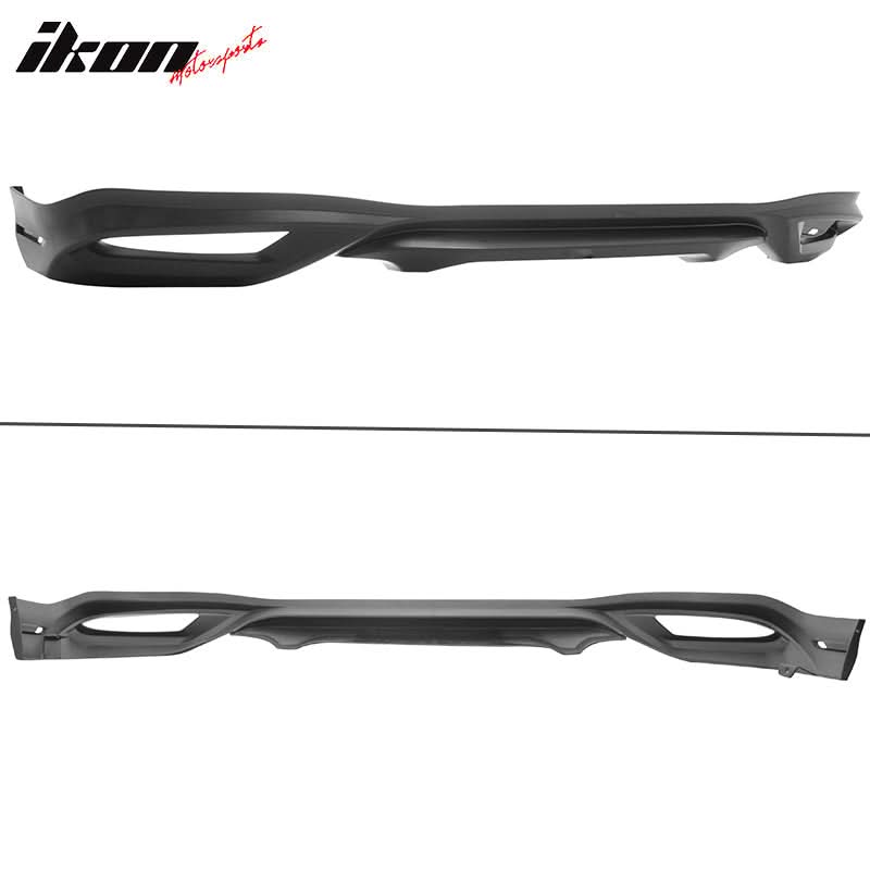 2016-2018 Honda HRV MU Style Unpainted Black Rear Bumper Conversion PU