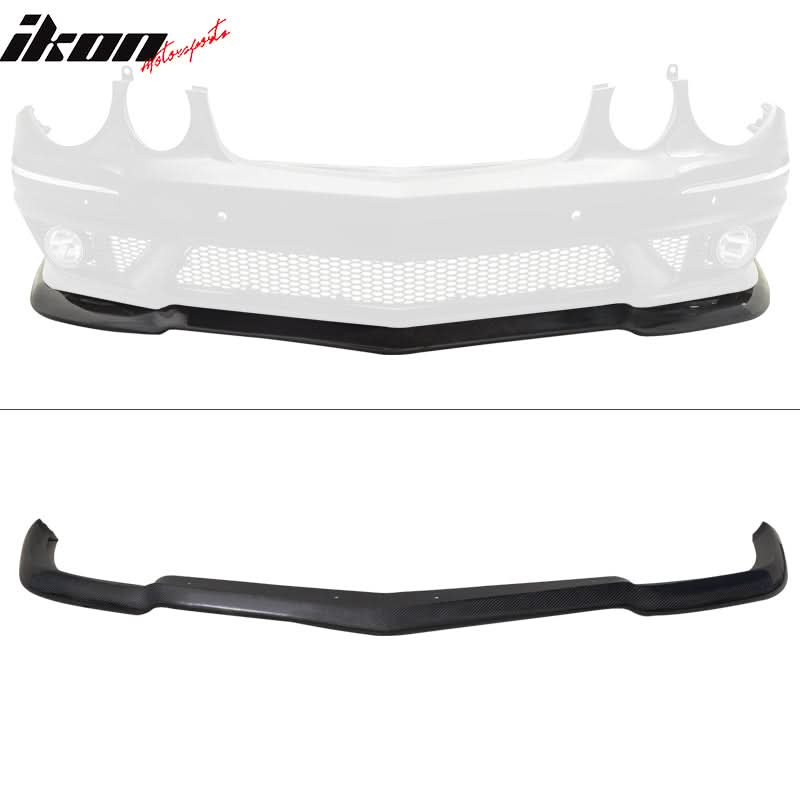 2007-2009 Benz W211 E-Class H Style Unpainted Front Bumper Lip PP