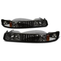 99-07 GMC Sierra / 00-06 Yukon Smoke Amber Corner Bumper Lights 2PC