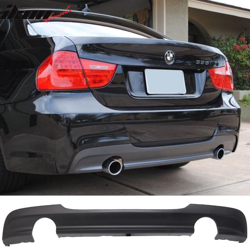 Fits 06-11 E90 Sedan 335 335i MT Msport Rear Bumper&Diffuser