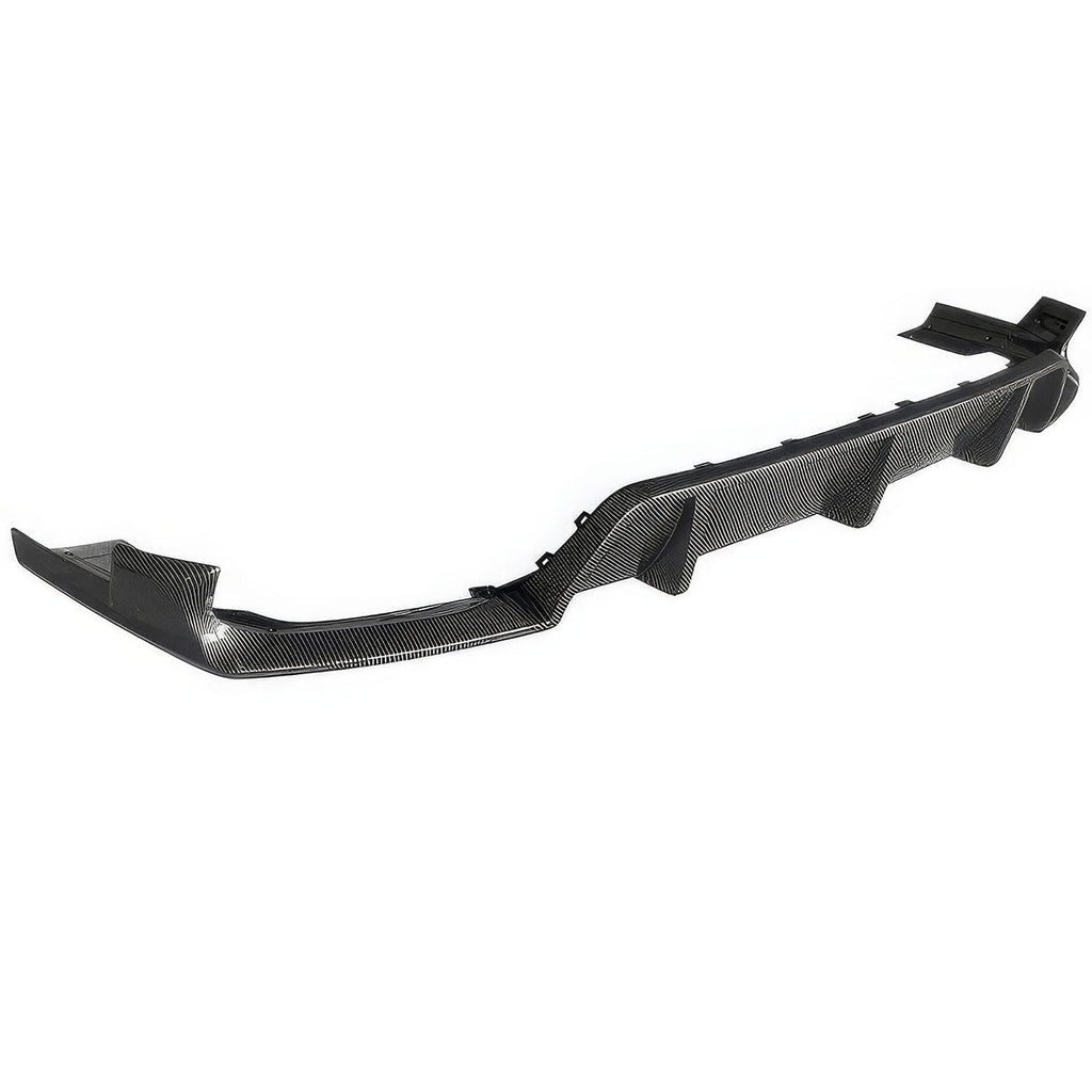 2020-2023 Bmw G06 X6 Ikon Style Gloss Black Rear Bumper Diffuser-pp