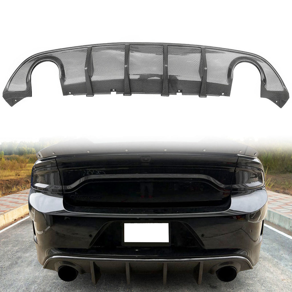 2015-2024 Dodge Charger SRT V3 Rear Diffuser with Reflective Tape PP