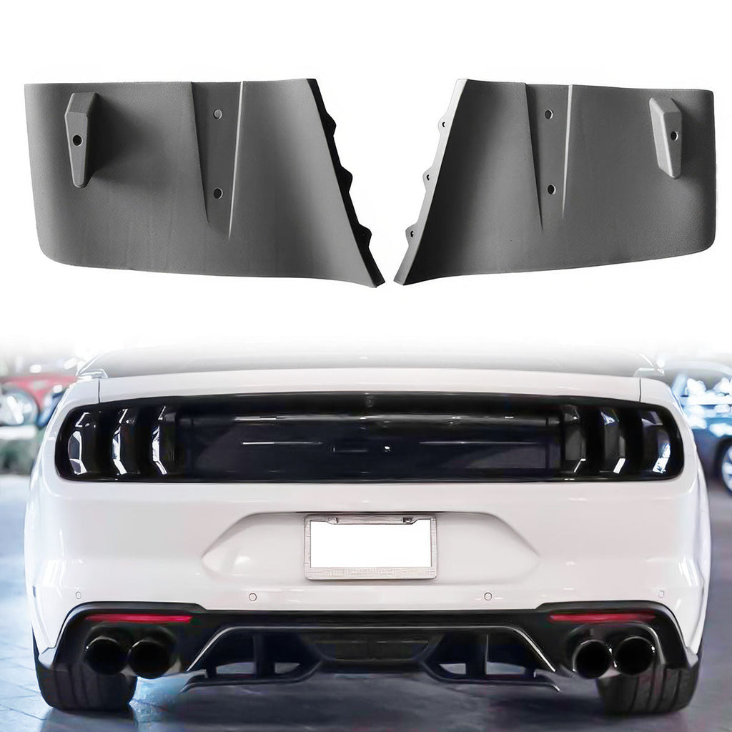 2018-2024 Ford Mustang GT Unpainted Black Rear Bumper Diffuser