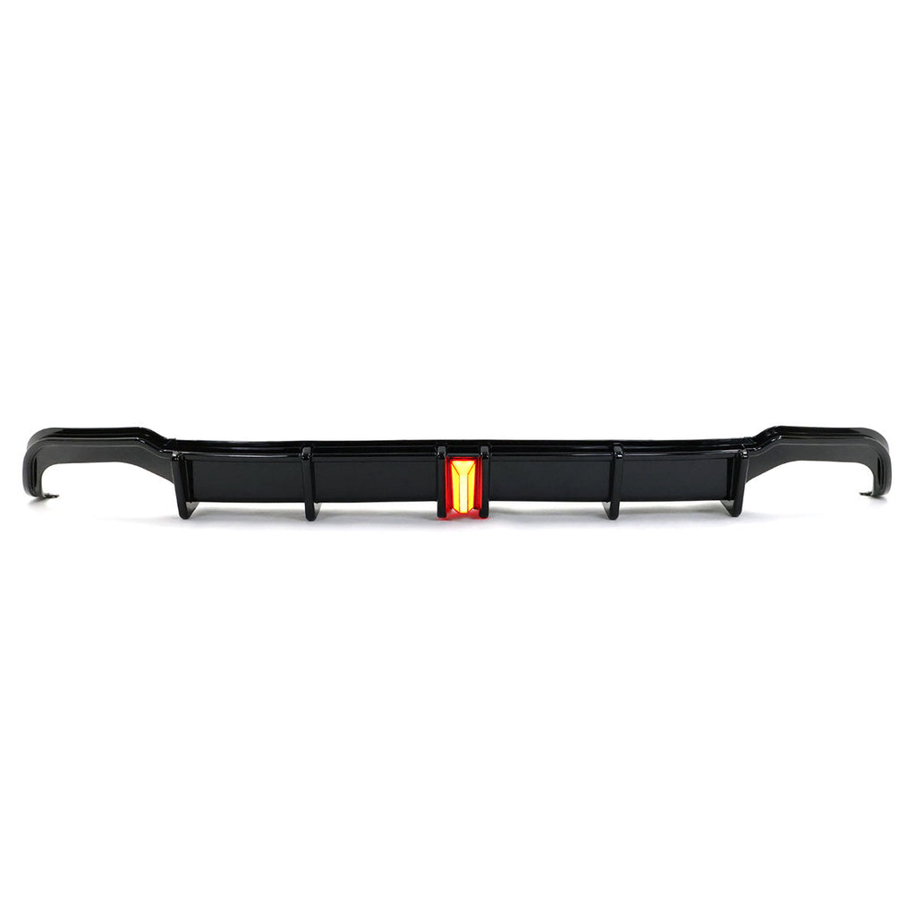 2018-2022 Honda Accord Sport LED Rear Lip Diffuser Gloss Black