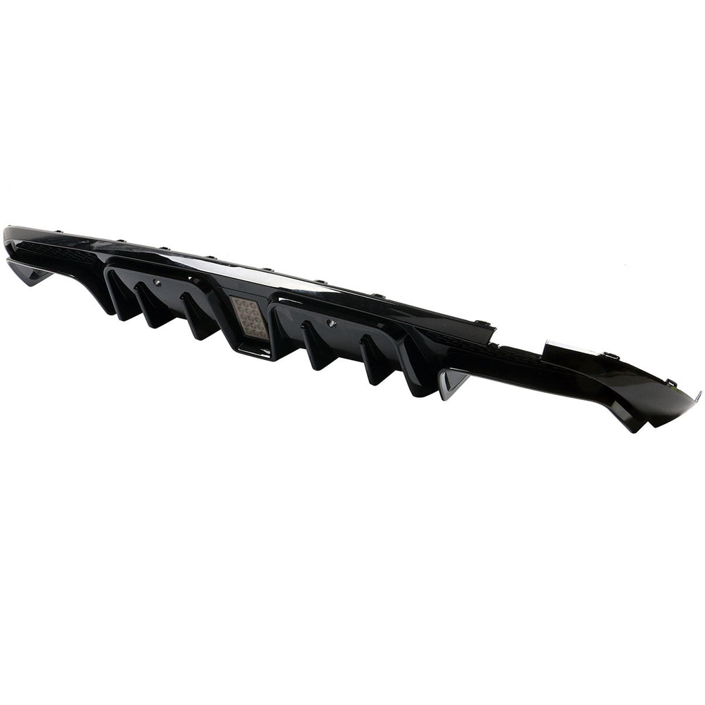 2015-2018 Benz W205 C-Class C63 AMG Gloss Black Rear Diffuser