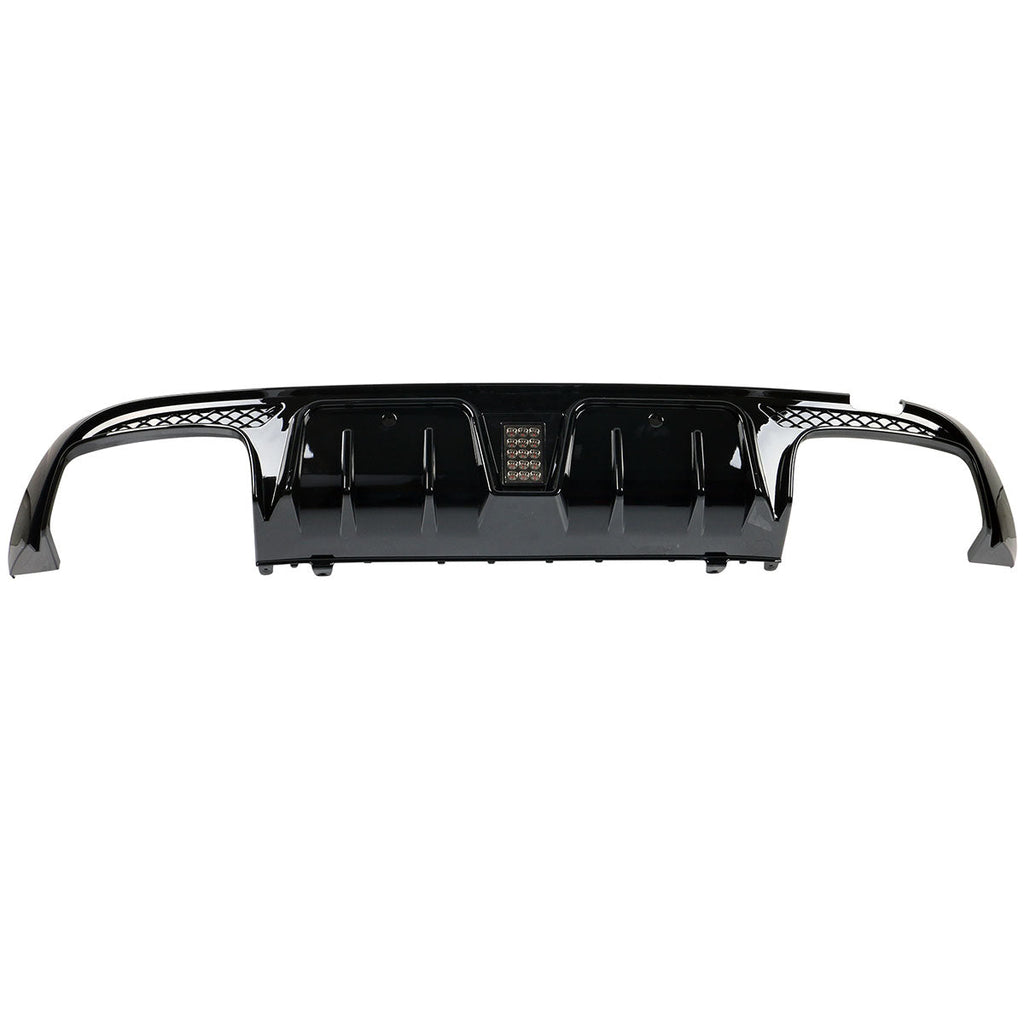 2015-2018 Benz W205 C-Class C63 AMG Gloss Black Rear Diffuser