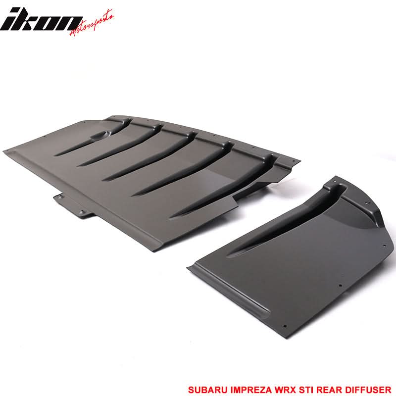 2004-2007 Subaru Impreza WRX STI HT Style Rear Bumper Diffuser ABS