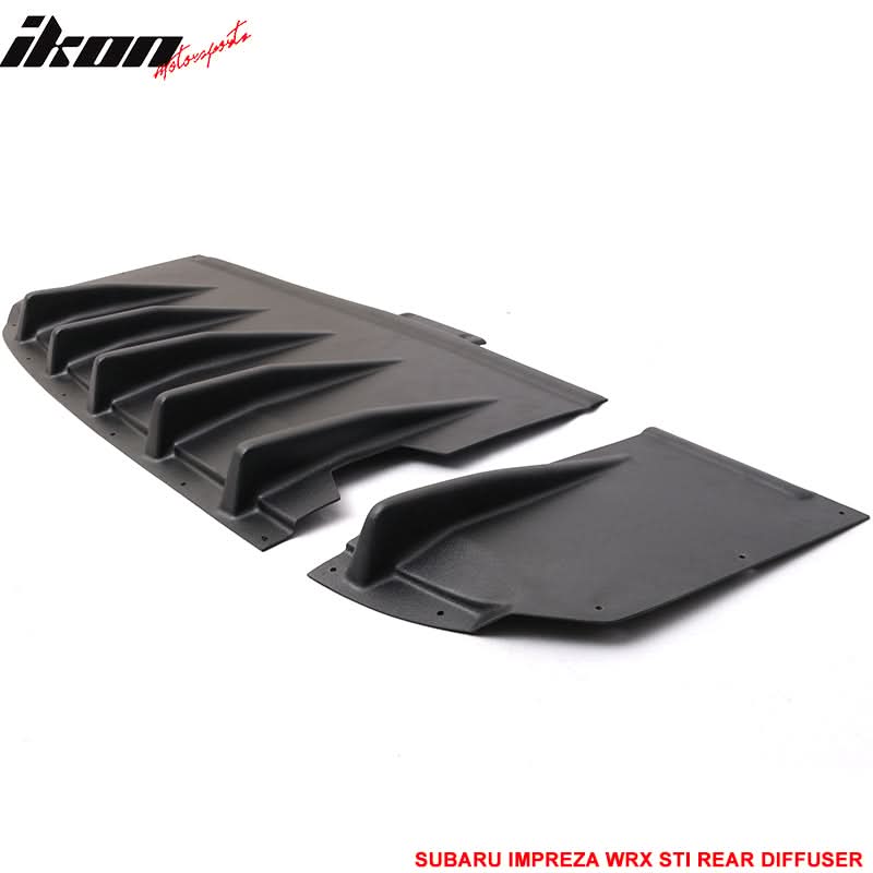 2004-2007 Subaru Impreza WRX STI HT Style Rear Bumper Diffuser ABS