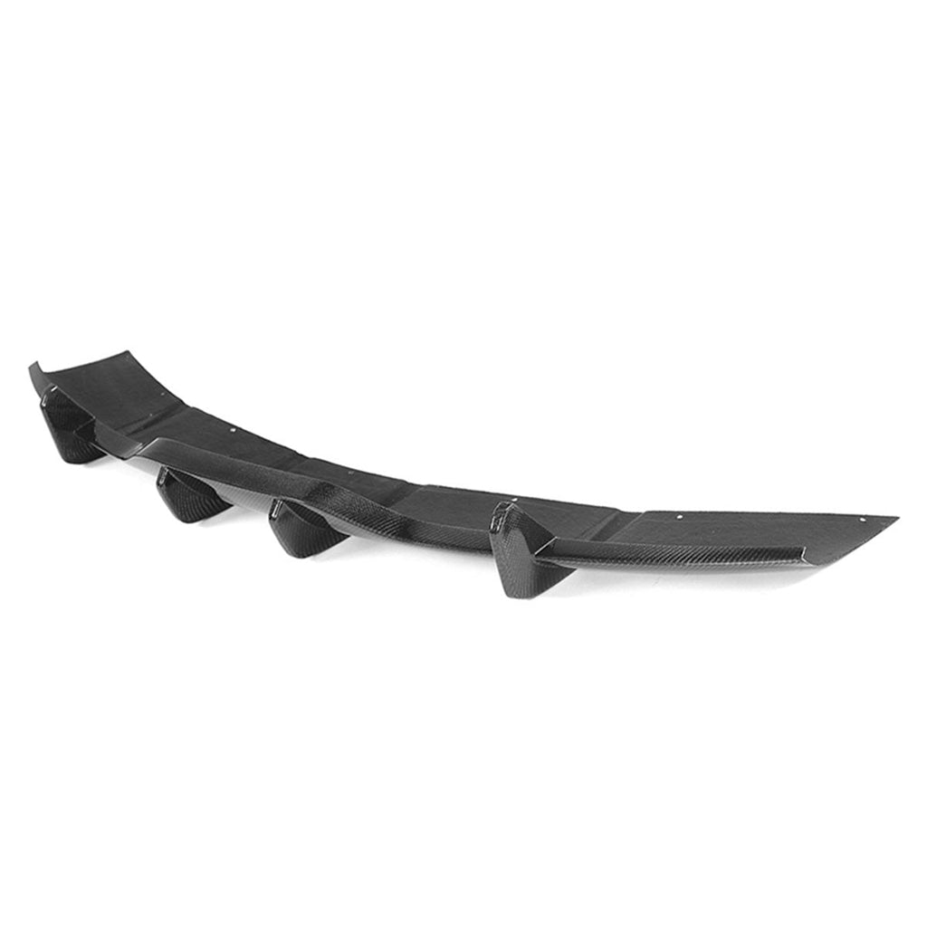 2021-2024 Tesla Model S Gloss Black V Rear Bumper Lip Carbon Fiber
