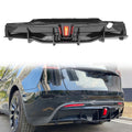 2020-2024 Tesla Model Y Rear Diffuser IKON Style W/ LED PP