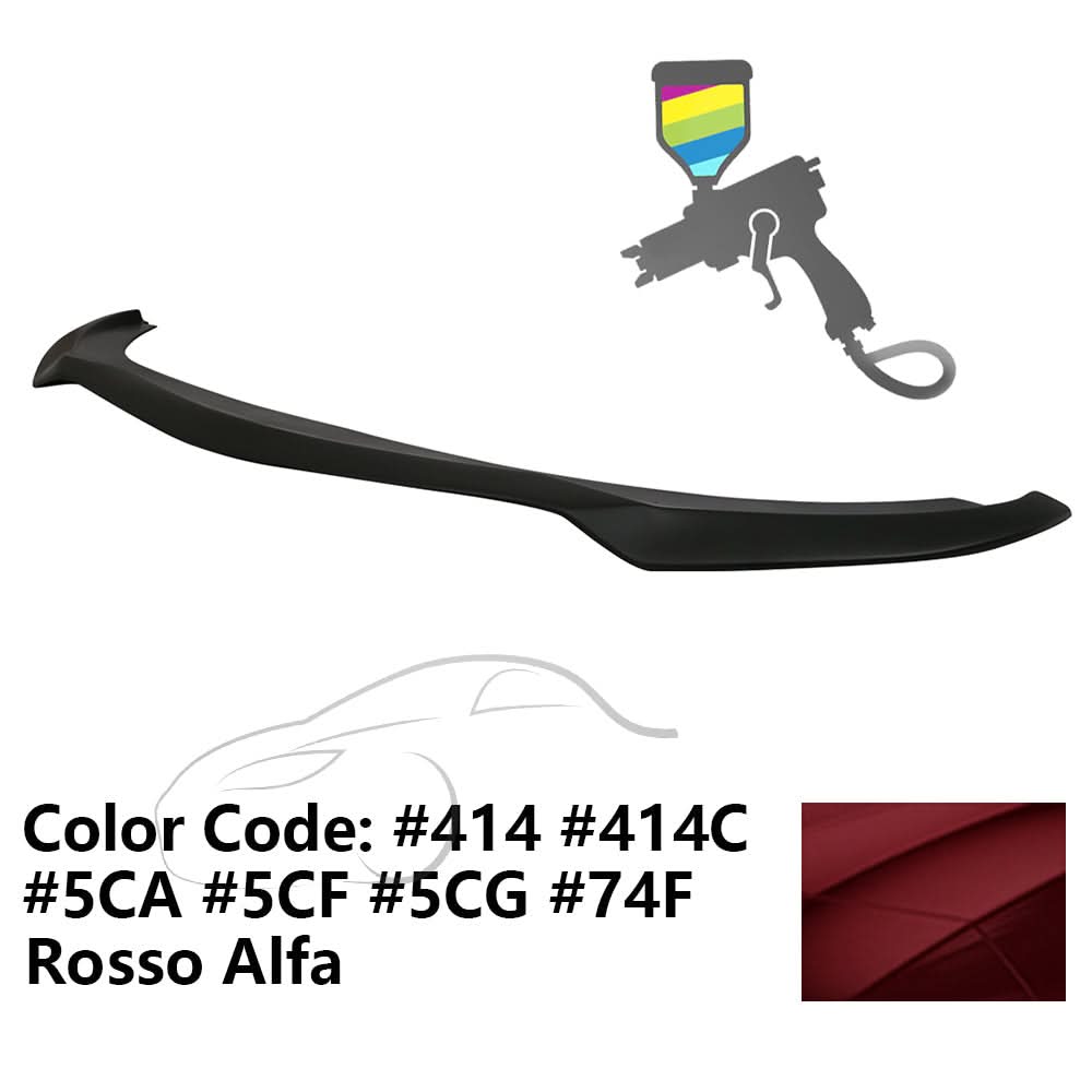 2017-2021 Alfa Romeo Giulia A Style Painted Front Bumper Lip PP