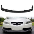 2004-2006 Acura TL Sedan MU Style Unpainted Black Front Bumper Lip PU