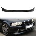 1999-2003 BMW E46 3 Series H Style Unpainted Black Front Bumper Lip PU
