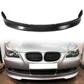 2004-2010 BMW E60 5 Series Sedan Unpainted Black Front Bumper Lip PU