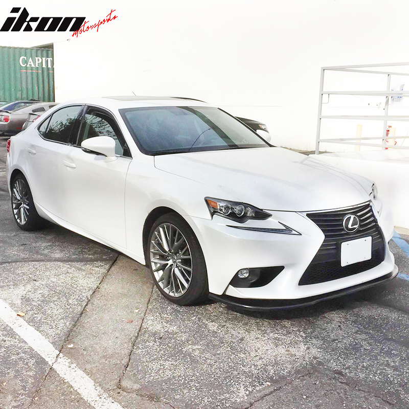 2014-2016 Lexus IS250 IS350 Base Unpainted Black Front Lip SplitterPU