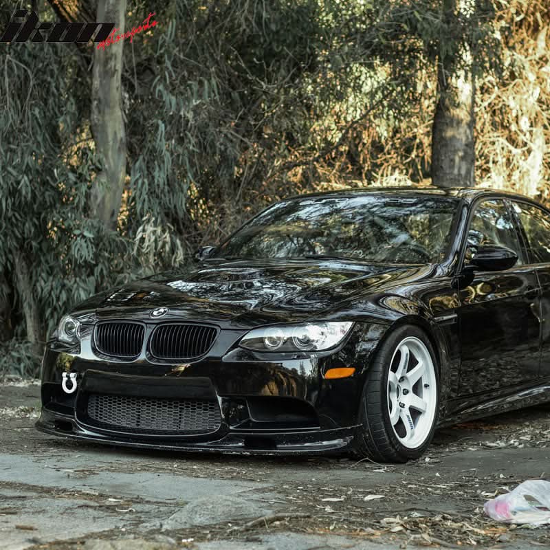 2008-2013 BMW E92 E93 M3 Painted #668 Jet Black Front Bumper Lip