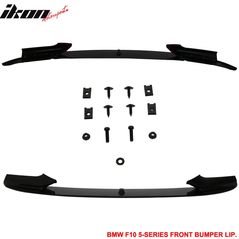 Fits 11-16 F10 Performance Front Bumper Lip Two Tone Color