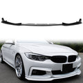 2014-2020 BMW F32 F33 F36 E Style Unpainted Black Front Bumper Lip PU