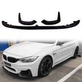2015-2020 BMW F80 M3 F82 M4 P Style Unpainted PU Front Bumper Lip 3PC