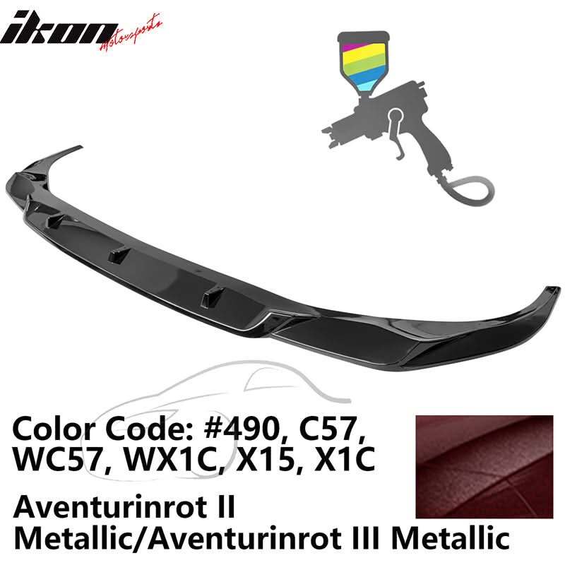2020-2022 BMW 7 G12 IKON Style Painted Front Bumper Lip Spoiler PP