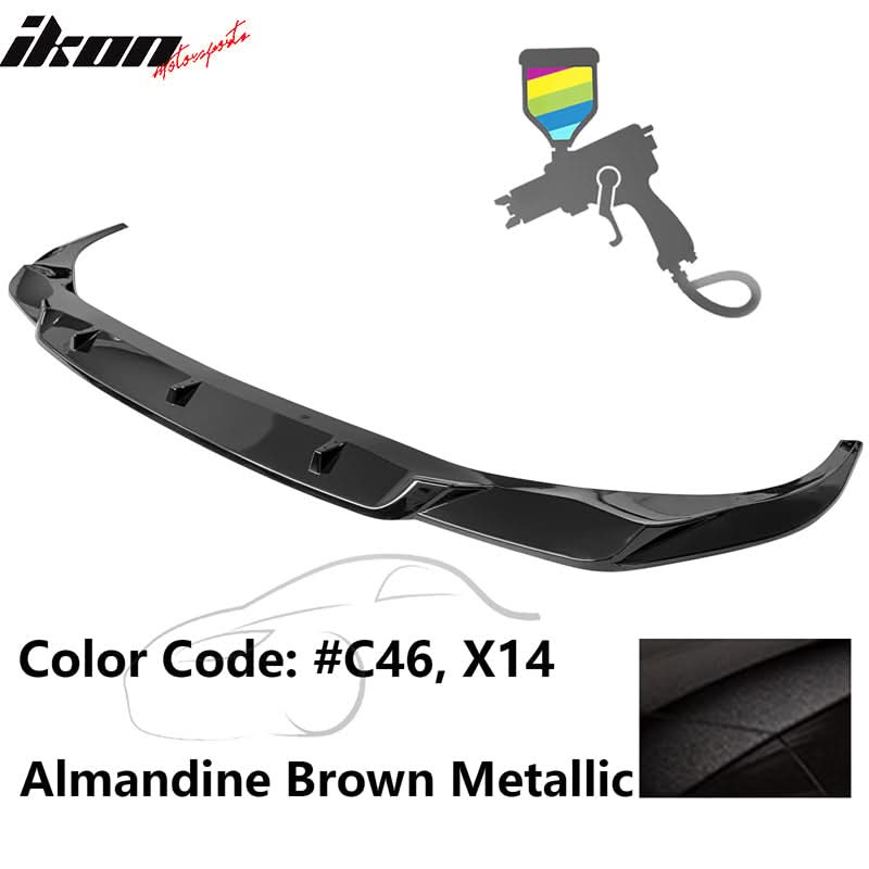 2020-2022 BMW 7 G12 IKON Style Painted Front Bumper Lip Spoiler PP
