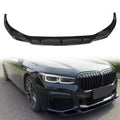 2020-2022 BMW 7 G12 IKON Style Painted Front Bumper Lip Spoiler PP