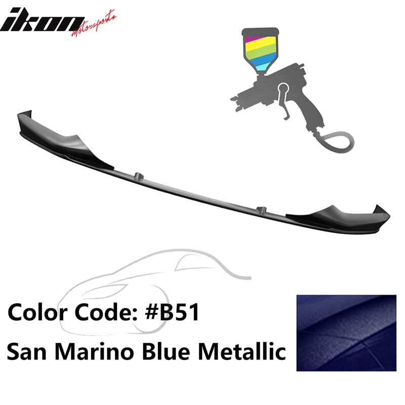 2017-2020 BMW 5 Series G30 M Sport Painted Front Bumper Lip Spoiler PP