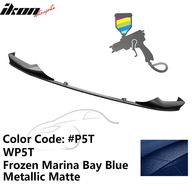 2017-2020 BMW 5 Series G30 M Sport Painted Front Bumper Lip Spoiler PP