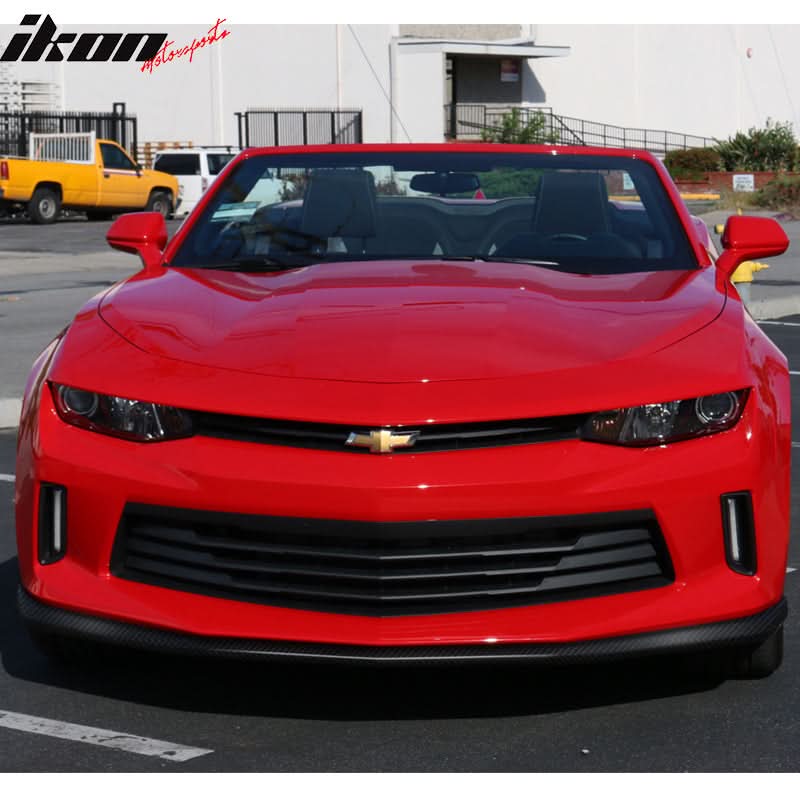 2016-2018 Chevrolet Camaro LT OE Style Carbon Fiber Front Bumper Lip