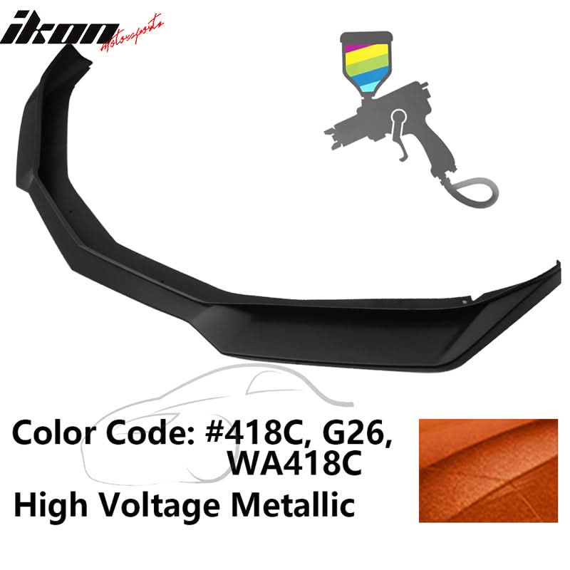 2016-2018 Chevy Camaro ZL1 Style Front Bumper Lip Chin Spoiler PP