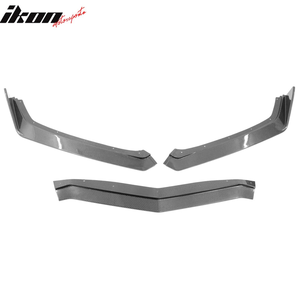 2020-2025 Chevy Corvette C8 5VM Style Front Bumper Lip Carbon Fiber