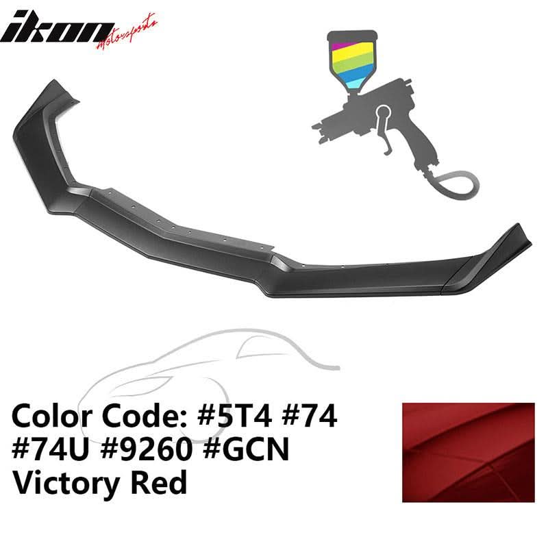 2020-2025 Chevy Corvette C8 5VM Style Front  Lip 5PCS ABS